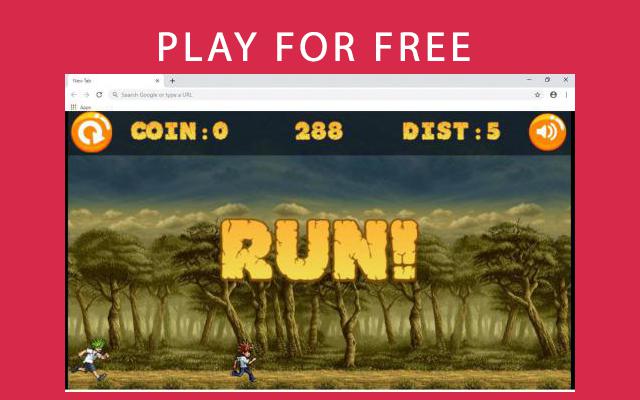 Goof Runner Game for Chrome  from Chrome web store to be run with OffiDocs Chromium online