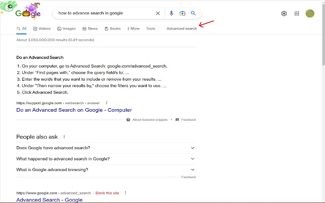 Розширений пошук Google із веб-магазину Chrome, який запускатиметься за допомогою OffiDocs Chromium онлайн