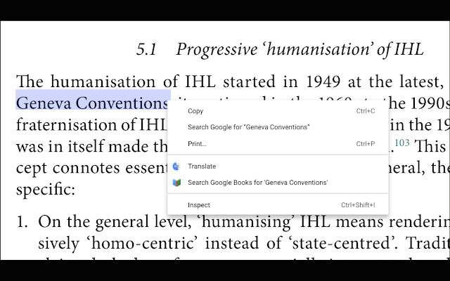 Google Books Right Click Search  from Chrome web store to be run with OffiDocs Chromium online