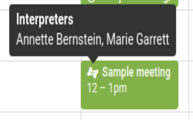Google Calendar/Boostlingo Scheduler  from Chrome web store to be run with OffiDocs Chromium online