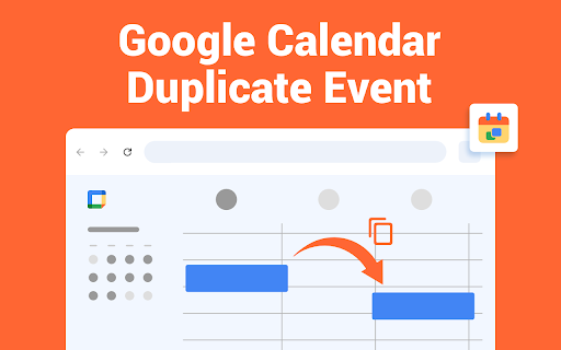 google calendar duplicate event  from Chrome web store to be run with OffiDocs Chromium online