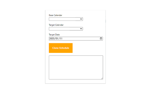 Google Calendar Events Cloner 2  from Chrome web store to be run with OffiDocs Chromium online