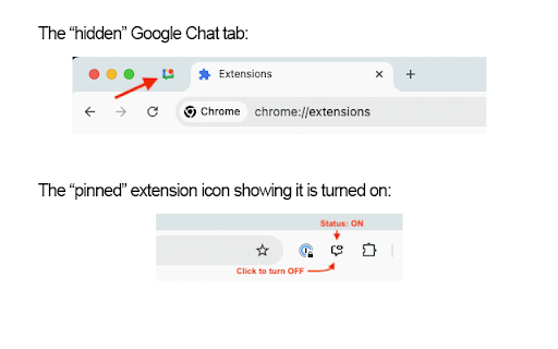 Google Chat Background Notifier  from Chrome web store to be run with OffiDocs Chromium online