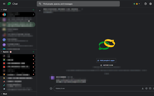 Google Chat Highlight pinned chats  from Chrome web store to be run with OffiDocs Chromium online