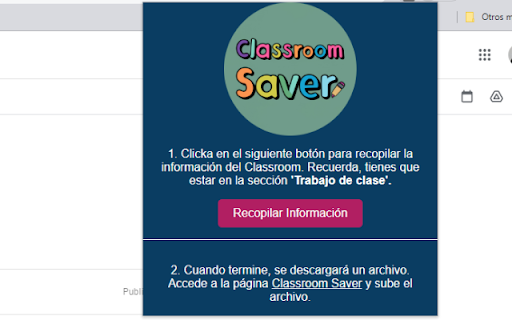 Google Classroom Exporter  from Chrome web store to be run with OffiDocs Chromium online