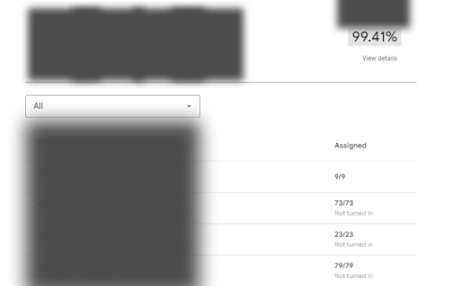 Google classroom Grade Changer  from Chrome web store to be run with OffiDocs Chromium online