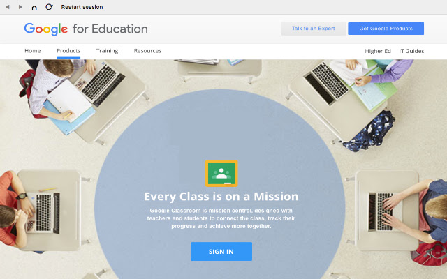 Google Classroom Kiosk App  from Chrome web store to be run with OffiDocs Chromium online