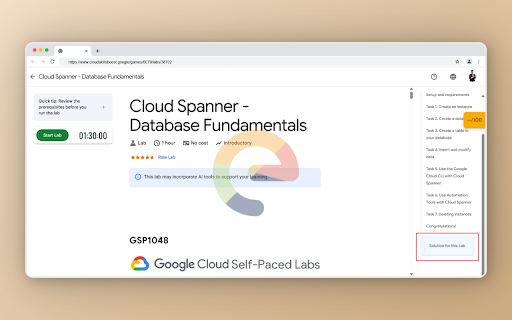 Google Cloud Skills Boost Helper  from Chrome web store to be run with OffiDocs Chromium online