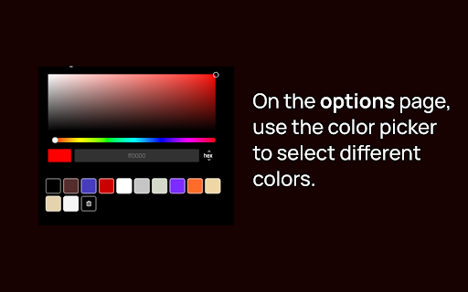 Google Color Picker  from Chrome web store to be run with OffiDocs Chromium online