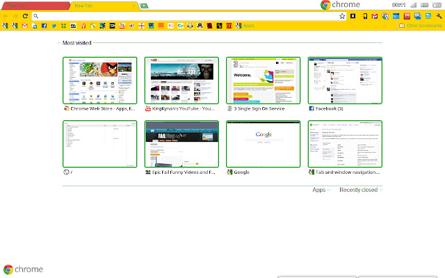 Google™ Colours Theme  from Chrome web store to be run with OffiDocs Chromium online