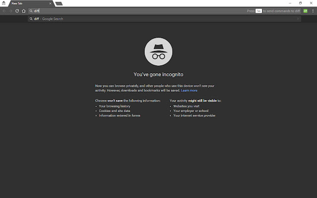 Google diff search  from Chrome web store to be run with OffiDocs Chromium online
