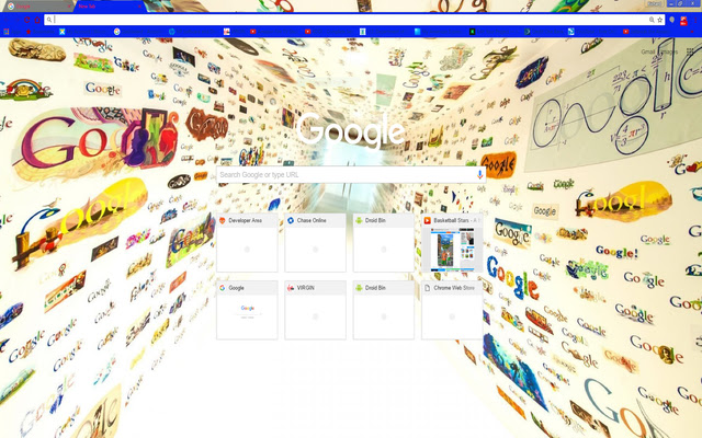 Google Doodle Digital Dreamsz  from Chrome web store to be run with OffiDocs Chromium online