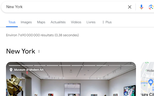 Google map shortcut  from Chrome web store to be run with OffiDocs Chromium online
