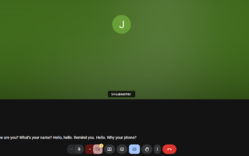 Google meet caption translator  from Chrome web store to be run with OffiDocs Chromium online