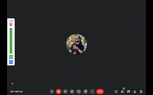 Google Meet Counter  from Chrome web store to be run with OffiDocs Chromium online