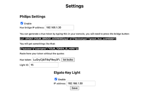 Google Meet Lights On  from Chrome web store to be run with OffiDocs Chromium online