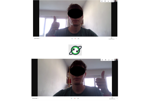 Google Meet Mirror / Flip Camera  from Chrome web store to be run with OffiDocs Chromium online