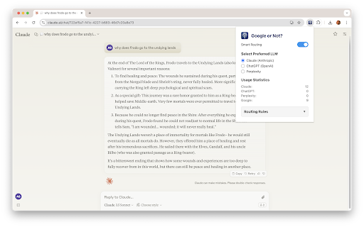 Google Or Not  from Chrome web store to be run with OffiDocs Chromium online