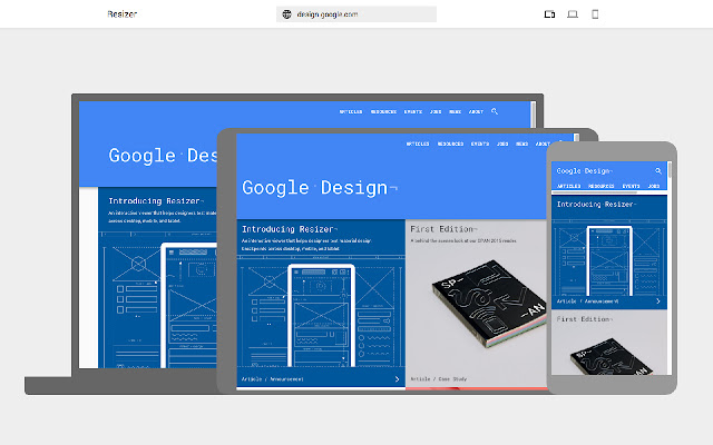 Google Resizer Unofficial  from Chrome web store to be run with OffiDocs Chromium online