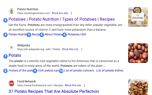 Google Search Link Navigator  from Chrome web store to be run with OffiDocs Chromium online