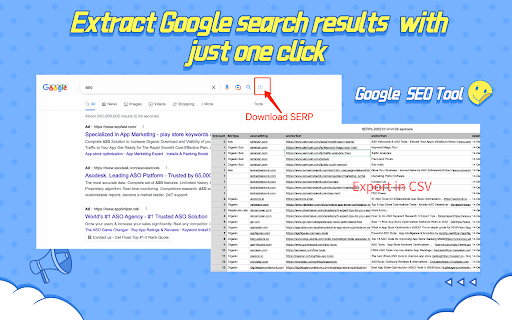 Google SERP Checker Tool  serp stat API  from Chrome web store to be run with OffiDocs Chromium online