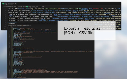 Google SERP Enhancer  from Chrome web store to be run with OffiDocs Chromium online