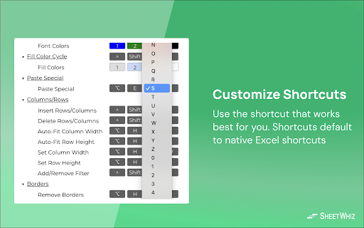 Google Sheets Excel Shortcuts  Trace Formula  from Chrome web store to be run with OffiDocs Chromium online