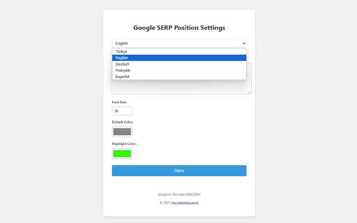 Google Sıra Numarası from Chrome web store to be run with OffiDocs Chromium online Google Sıra Numarası from Chrome web store to be run with OffiDocs Chromium online