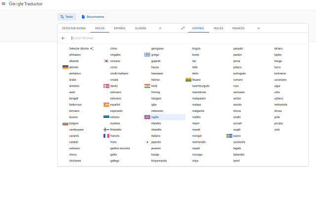 Google Translate Flags  from Chrome web store to be run with OffiDocs Chromium online