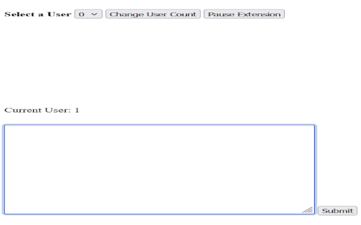 Google User Selector  from Chrome web store to be run with OffiDocs Chromium online