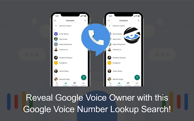 Google Voice Number Lookup  from Chrome web store to be run with OffiDocs Chromium online