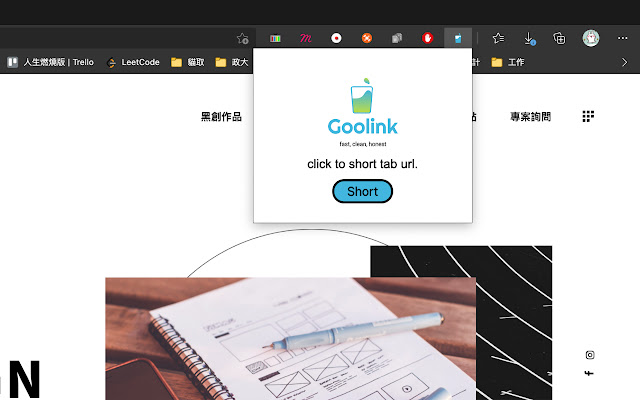 Goolink  from Chrome web store to be run with OffiDocs Chromium online