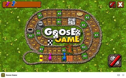 Goose Game Roll the dice and race to the final square!  from Chrome web store to be run with OffiDocs Chromium online