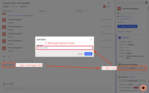 Gorgias Chatarmin Input Assistant  from Chrome web store to be run with OffiDocs Chromium online