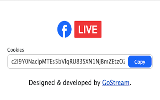 GoStream Facebook LIVE  from Chrome web store to be run with OffiDocs Chromium online