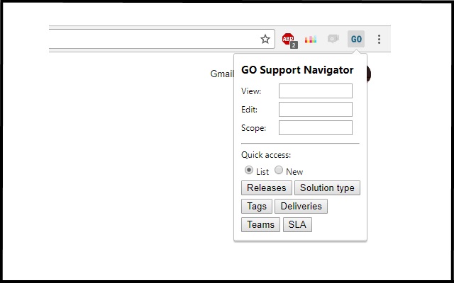 GO Support Navigator  from Chrome web store to be run with OffiDocs Chromium online