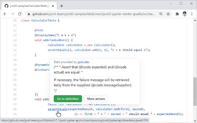 goto.dev Pull request superpowers  from Chrome web store to be run with OffiDocs Chromium online