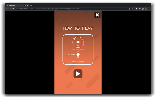 Go To Dot HTML5 Game  from Chrome web store to be run with OffiDocs Chromium online