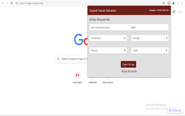 Goyral Social Extractor  from Chrome web store to be run with OffiDocs Chromium online Goyral Social Extractor  from Chrome web store to be run with OffiDocs Chromium online