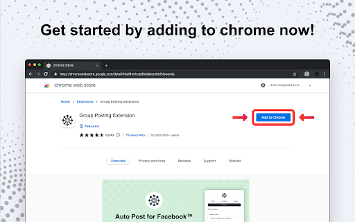GP LITE: FB™️ Group Bulk Poster Simple, Free, Easy Posting  from Chrome web store to be run with OffiDocs Chromium online