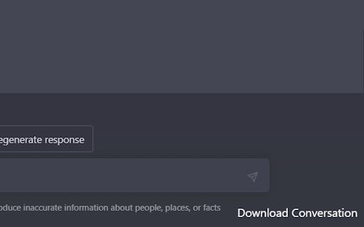 GPT Conversation Downloader  from Chrome web store to be run with OffiDocs Chromium online