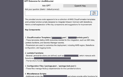 GPT Extension for Jira, Bitbucket and Confluence  from Chrome web store to be run with OffiDocs Chromium online