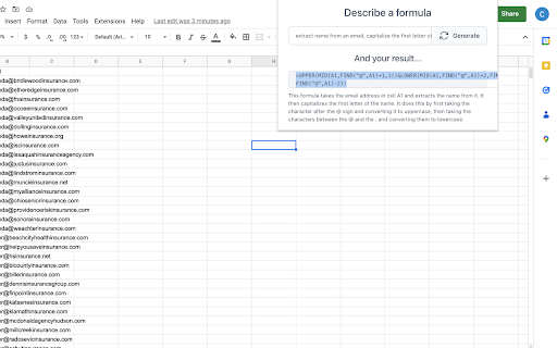 GPT Formula  from Chrome web store to be run with OffiDocs Chromium online