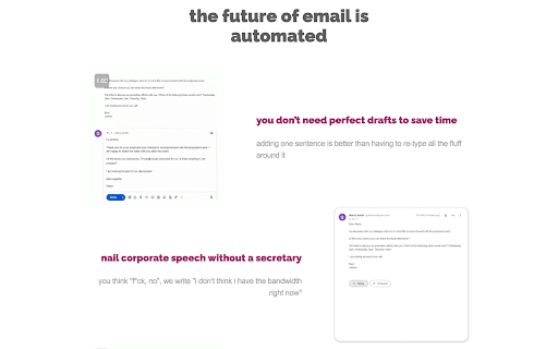 GPTMail  from Chrome web store to be run with OffiDocs Chromium online
