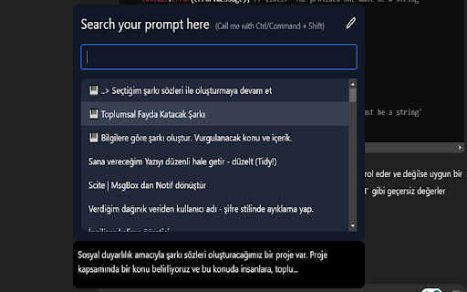 GPT Prompt Helper  from Chrome web store to be run with OffiDocs Chromium online