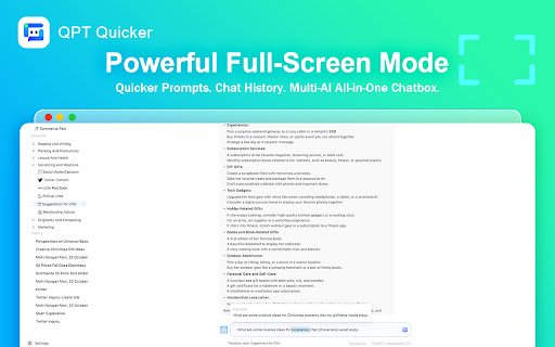 GPT Quicker  from Chrome web store to be run with OffiDocs Chromium online