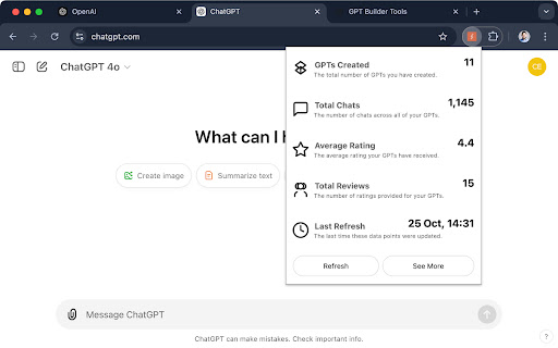 GPT Tools  from Chrome web store to be run with OffiDocs Chromium online
