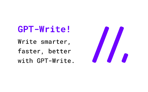 GPT Write!  from Chrome web store to be run with OffiDocs Chromium online
