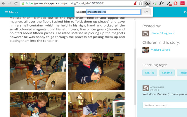 Grabber, easy way to download the images  from Chrome web store to be run with OffiDocs Chromium online