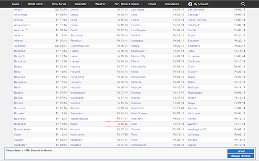 GrabzIt Web Monitor  from Chrome web store to be run with OffiDocs Chromium online